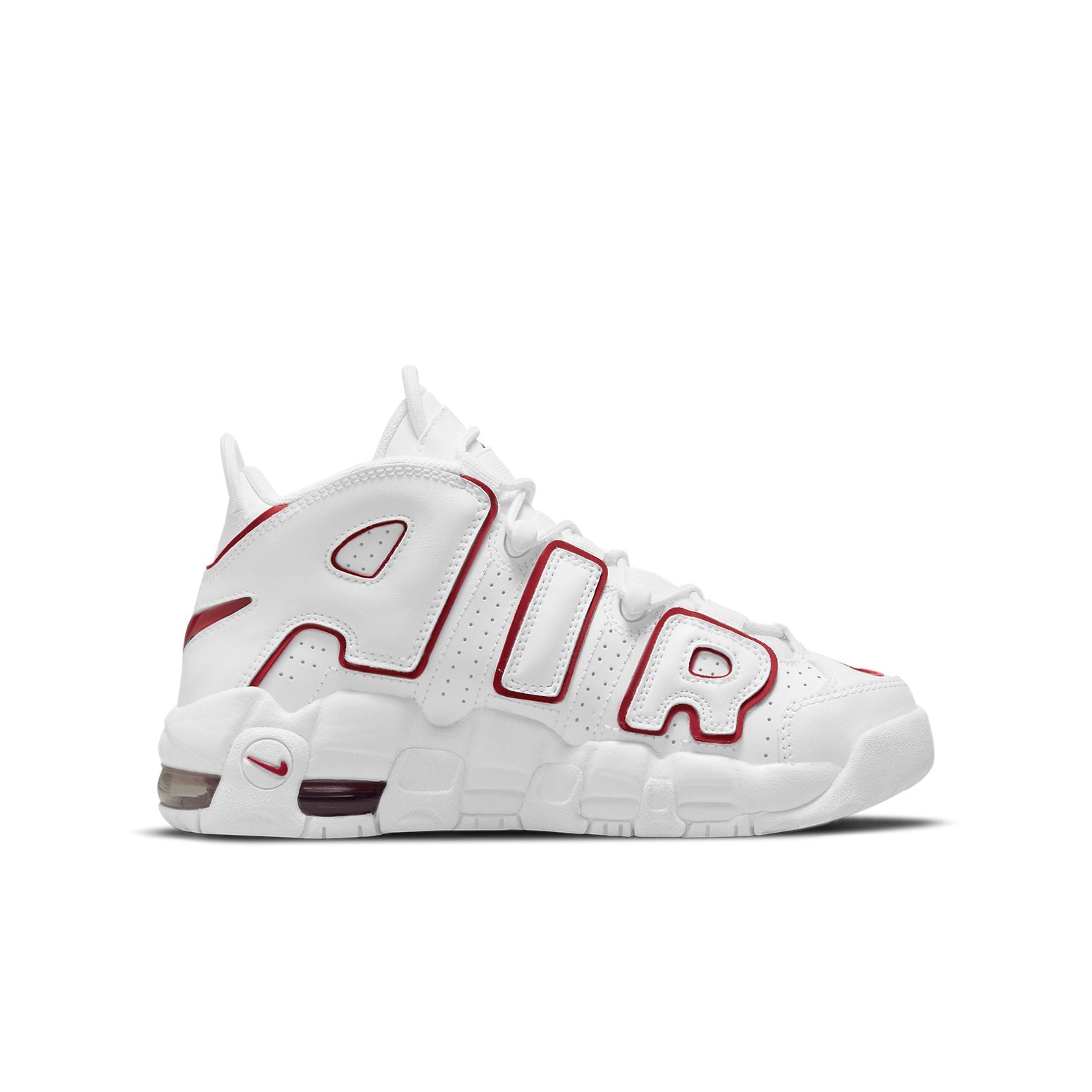(GS) Nike Air More Uptempo 'White Varsity Red' 2021 DJ5988-100