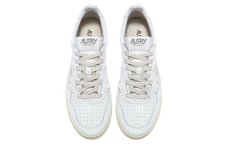 (WMNS) Autry Medalist Low Leather 'White' AULW-LL15