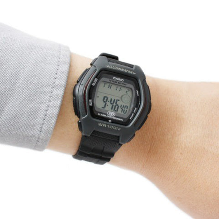 CASIO STANDARDes Sportses Analog Mens Black Digital HDD-600-1A