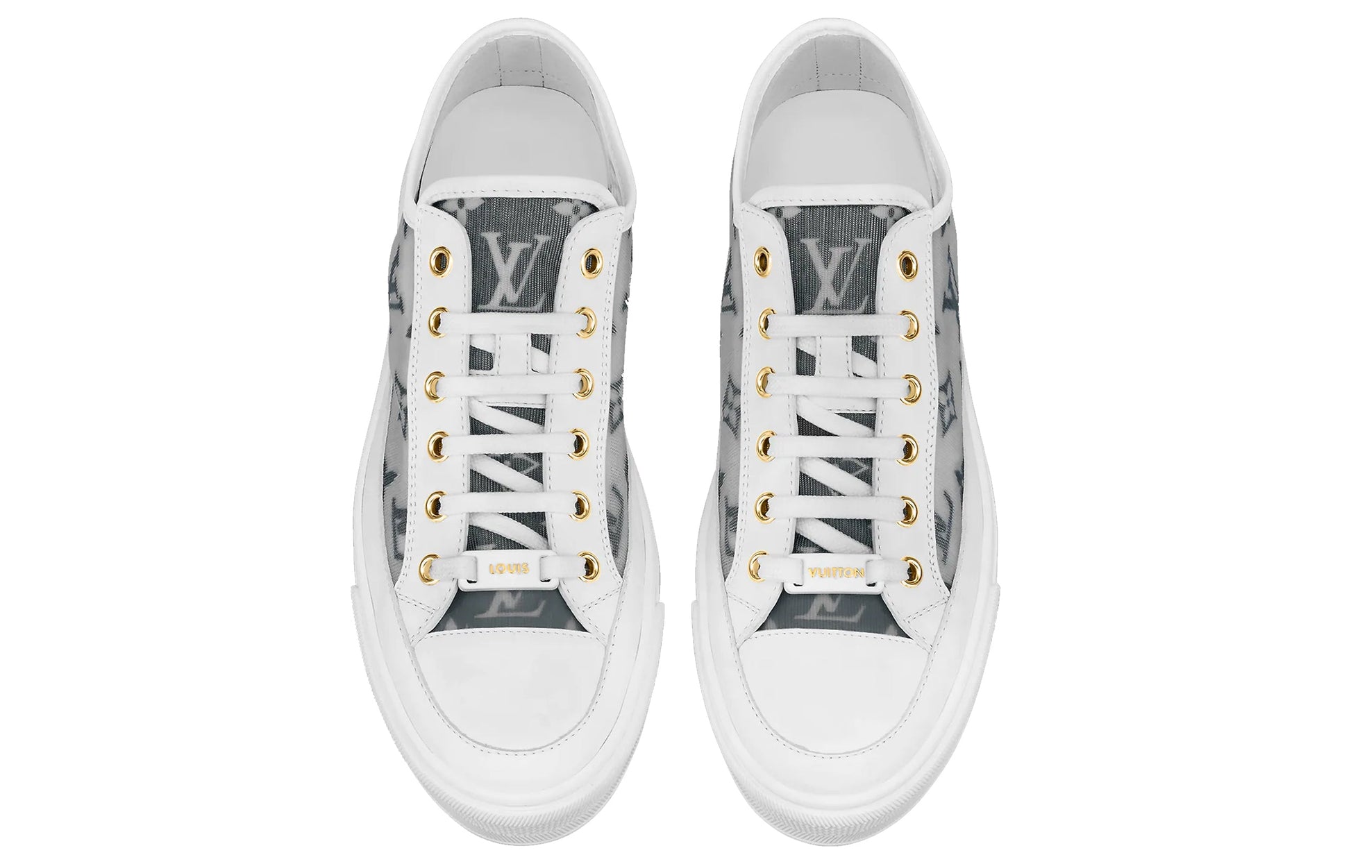 (WMNS) LOUIS VUITTON Stellar Sneakers 'Grey White' 1A8NMW