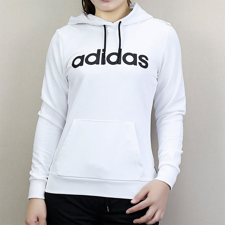 (WMNS) adidas neo Ce Sports Pullover hooded Long Sleeves White DX0659