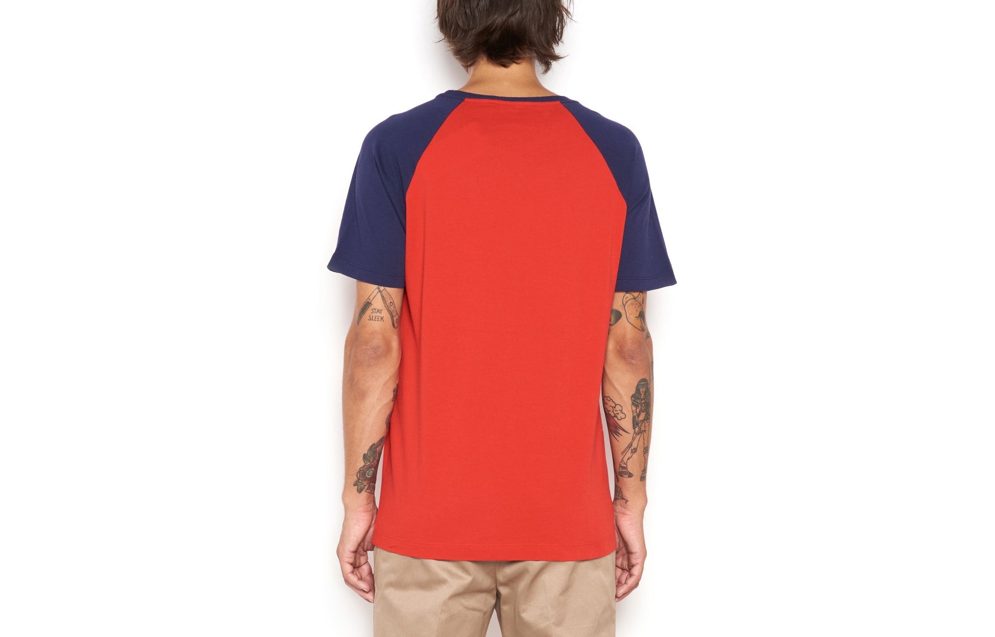 Men's Gucci Red Blue Tops 475103-X5T86-6682