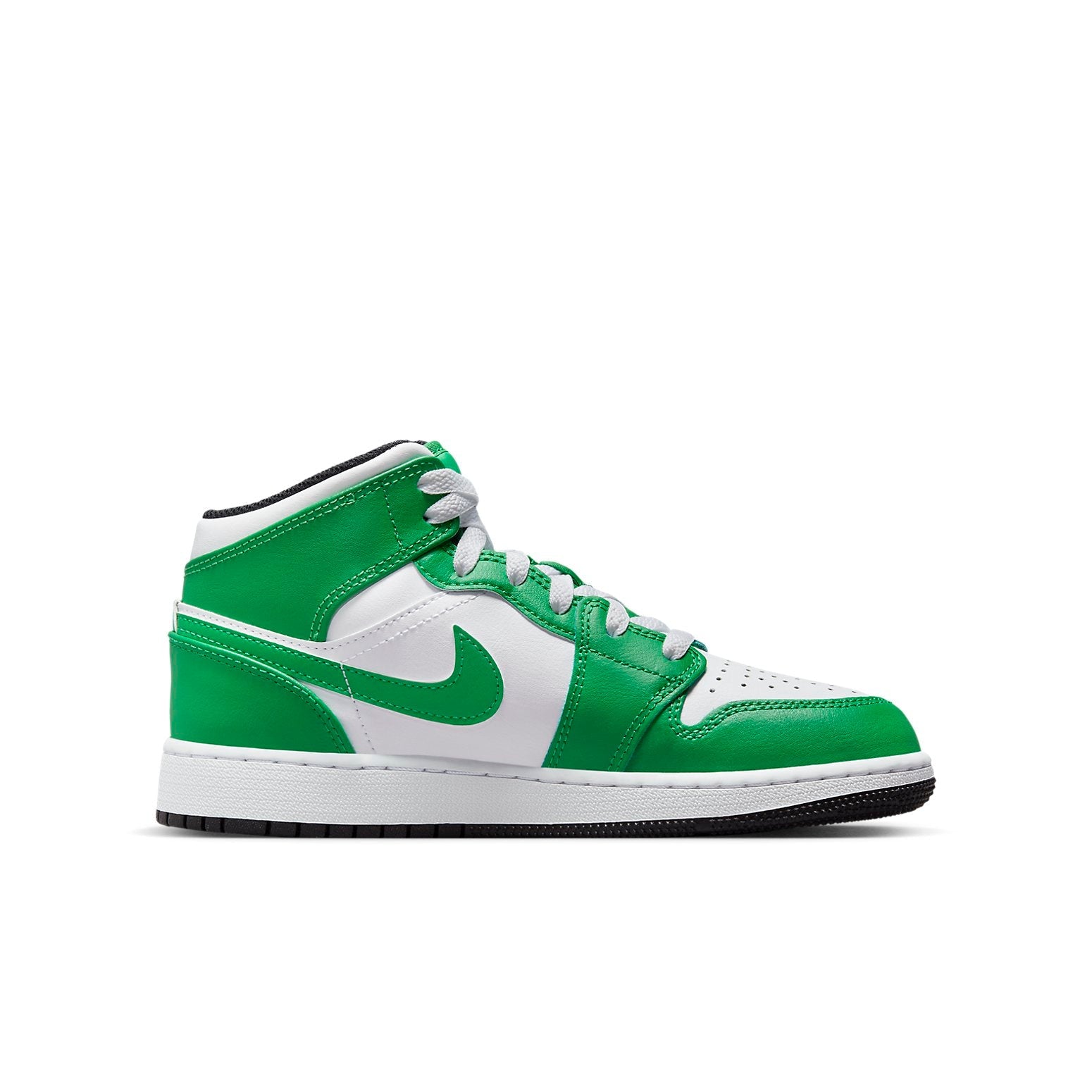 (GS) Air Jordan 1 Mid  'Lucky Green' DQ8423-301