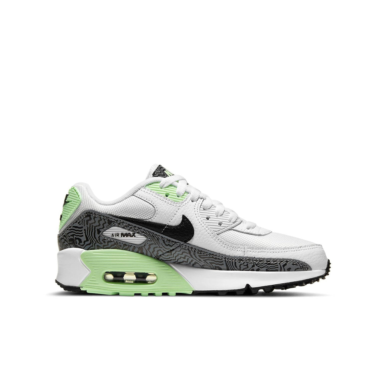 (GS) Nike Air Max 90 'White Vapor Green' DH4111-100