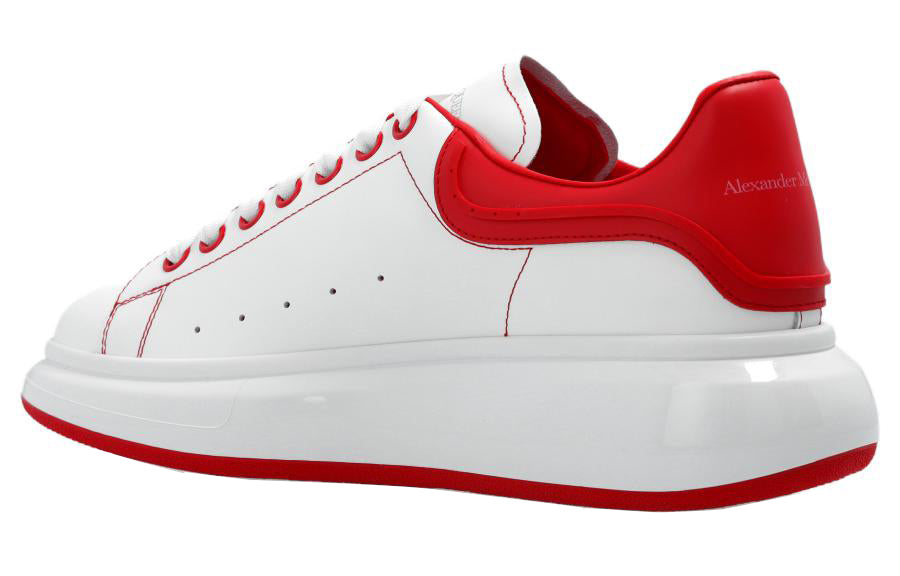 Alexander McQueen Oversized Shoes 'White Red Outline' 735774WICYV9676