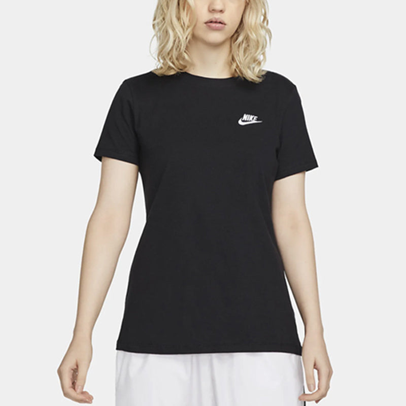 (WMNS) Nike Sportswear Club T-shirt 'Balck' DN2393-010