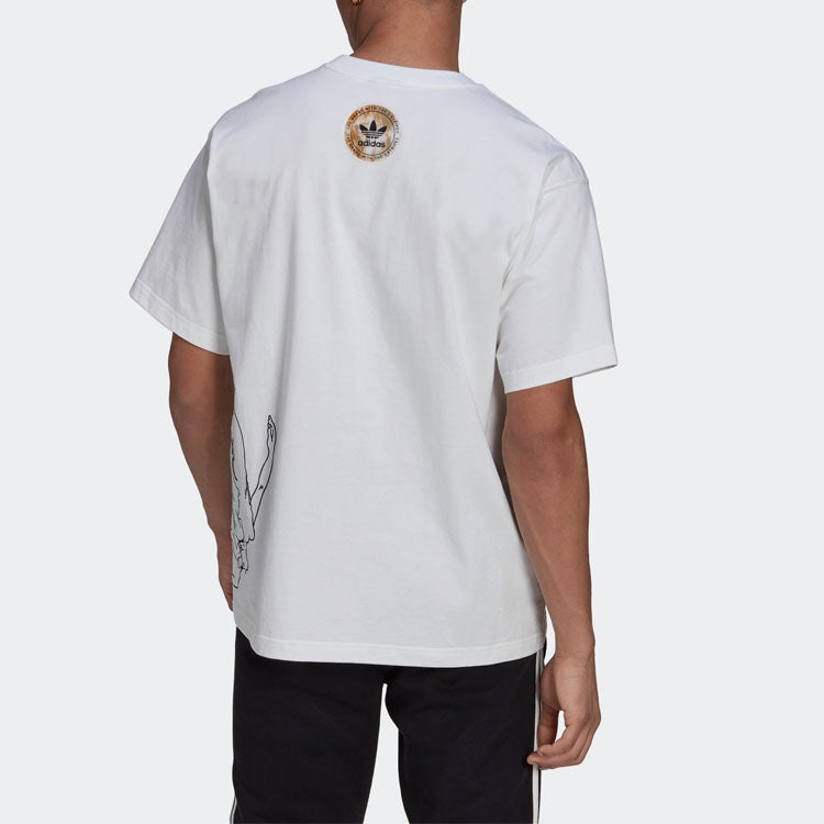 adidas originals Artist Tee Ss Short Sleeve Men's White HA4695