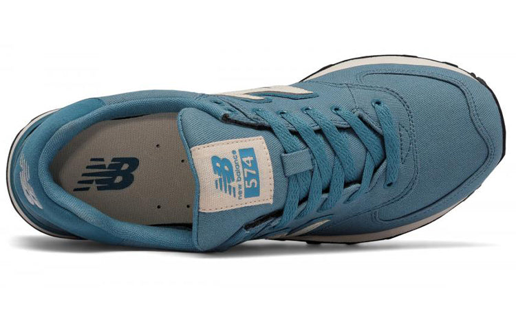 (WMNS) New Balance 574Series Canvas Ice-Blue 'Blue White' WL574MDC