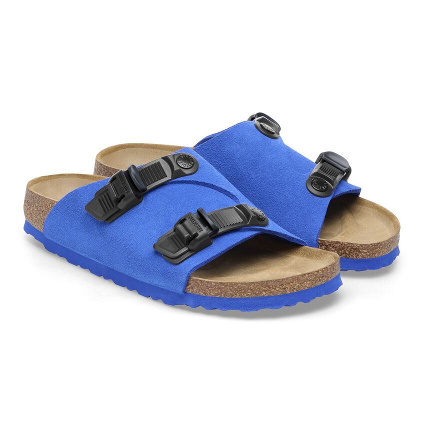 Birkenstock Zrich Tech Suede Leather Sandals 'Ultra Blue' 1026800