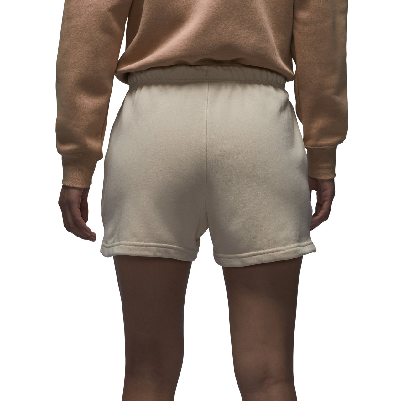 (WMNS) Air Jordan Brooklyn Fleece Shorts Asia Sizing 'Light Brown' HJ1366-203