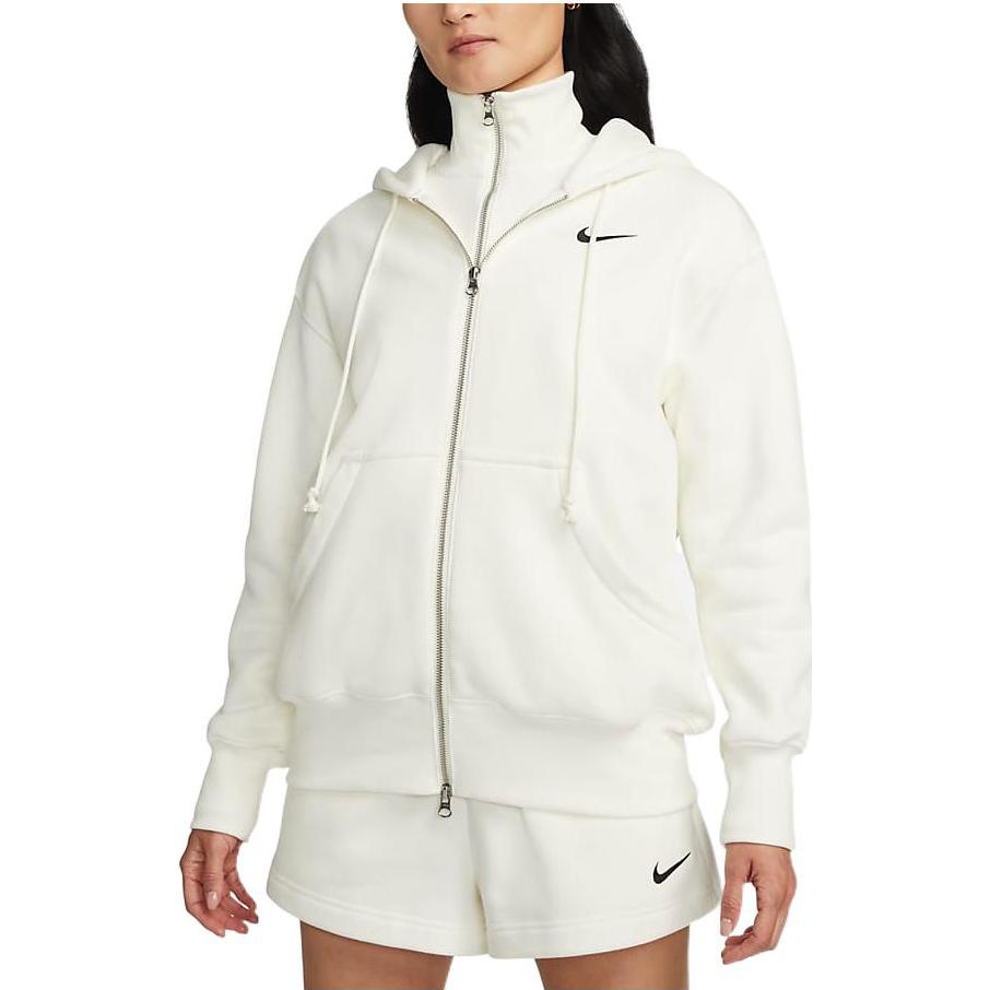 (WMNS) Nike Sportswear Tech Fleece Full-Zip Hoodie 'White' DQ5759-133