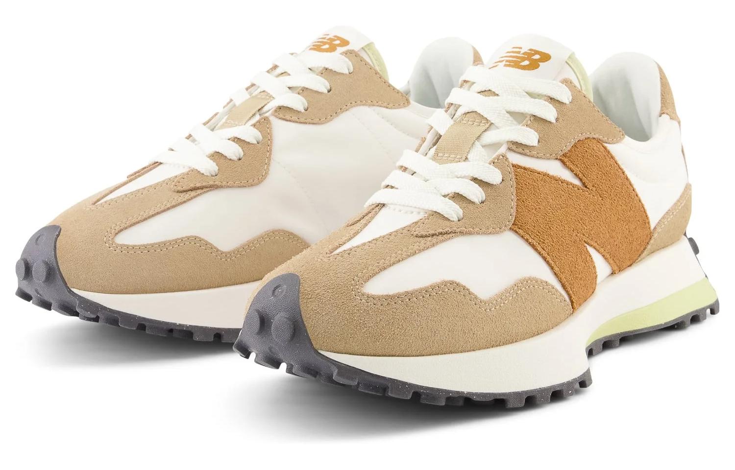 (WMNS) New Balance 327 'White Brown' WS327PT