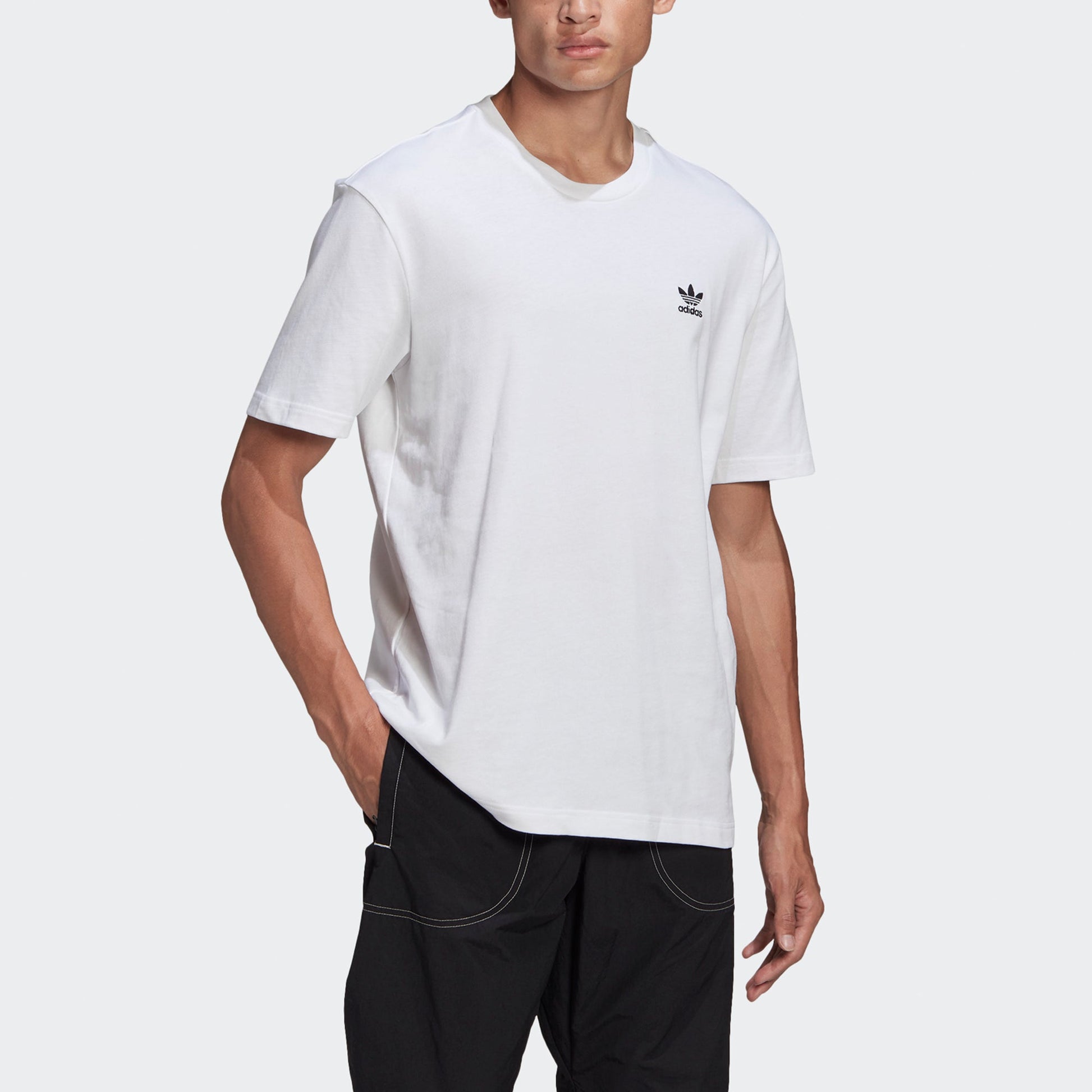 adidas originals B+F Trefoil Tee Logo Printing Male White GN3453