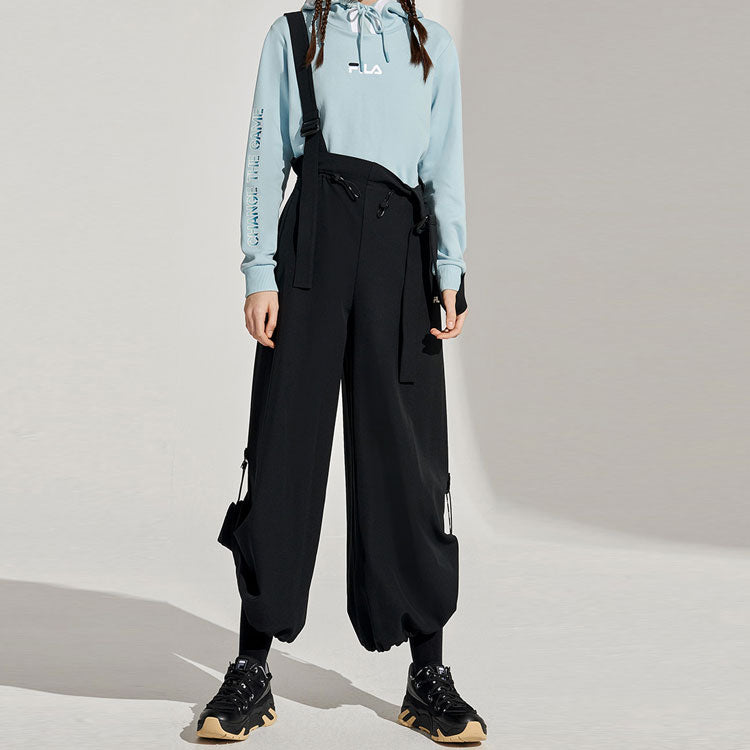 (WMNS) Fila Athleisure Casual Sports Woven Long Pants Black T11W113804F-BK