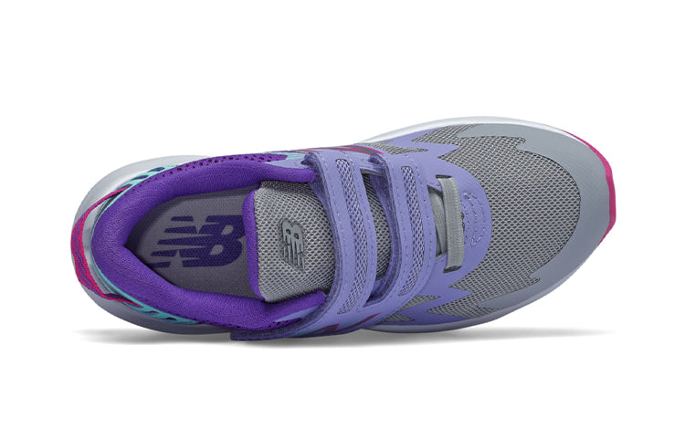 New Balance Kids' Rave Run Grey/Purple PTRAVBL1