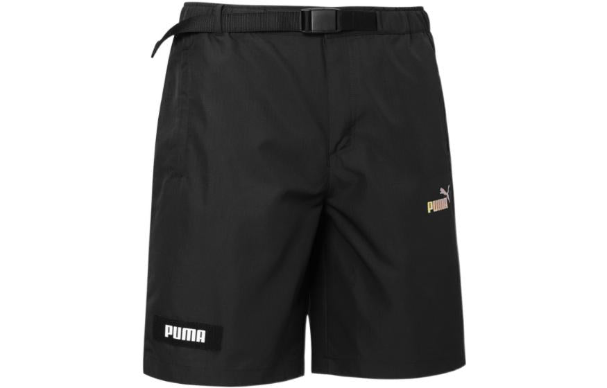 PUMA Logo Casual Shorts 'Black' 671965-01