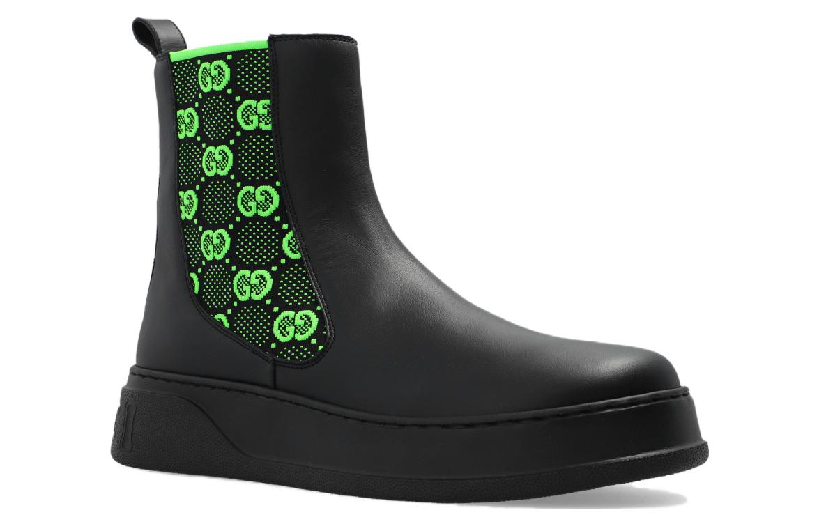 Gucci GG Leather Boot 'Black' 718713-AAA8L-1065