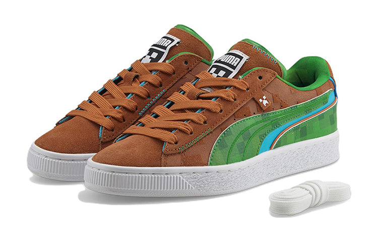 (GS) PUMA Minecraft x Suede 'Grass Block' 384485-01