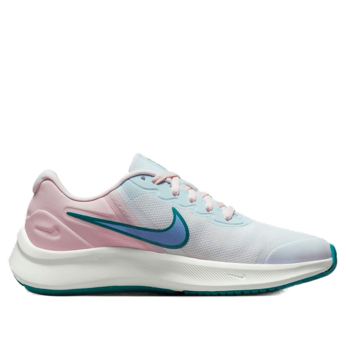 (GS) Nike Star Runner 3 'White Pink Mineral Teal' DA2776-102