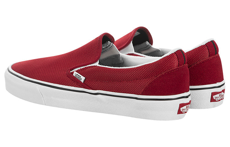Vans Unisex Classic Slip-On Sneakers Red VN0A38F7VMK