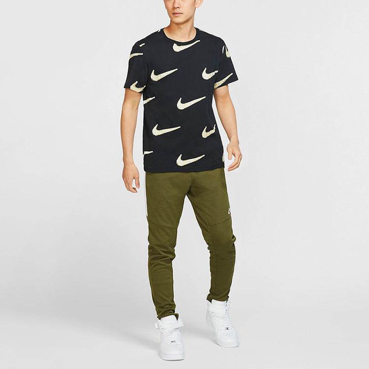 Nike Sportswear Hook Print Short Sleeve Male Black BQ0634-010