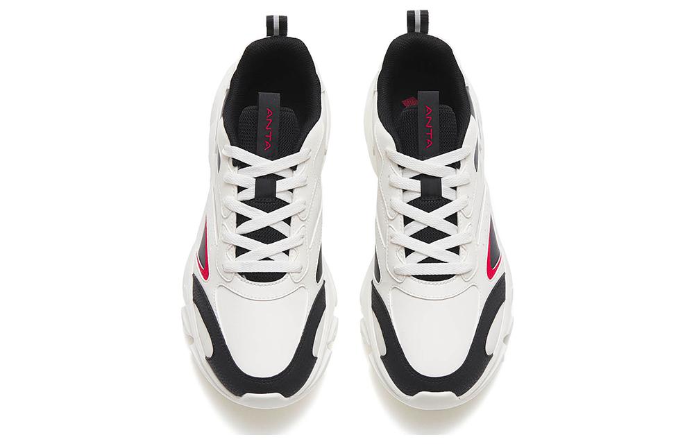 ANTA Running Shoes 'White Black Red' 112245575-7