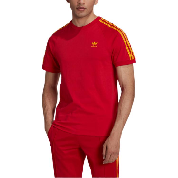 adidas originals 3-Stripes Tee 'Red' HK7419