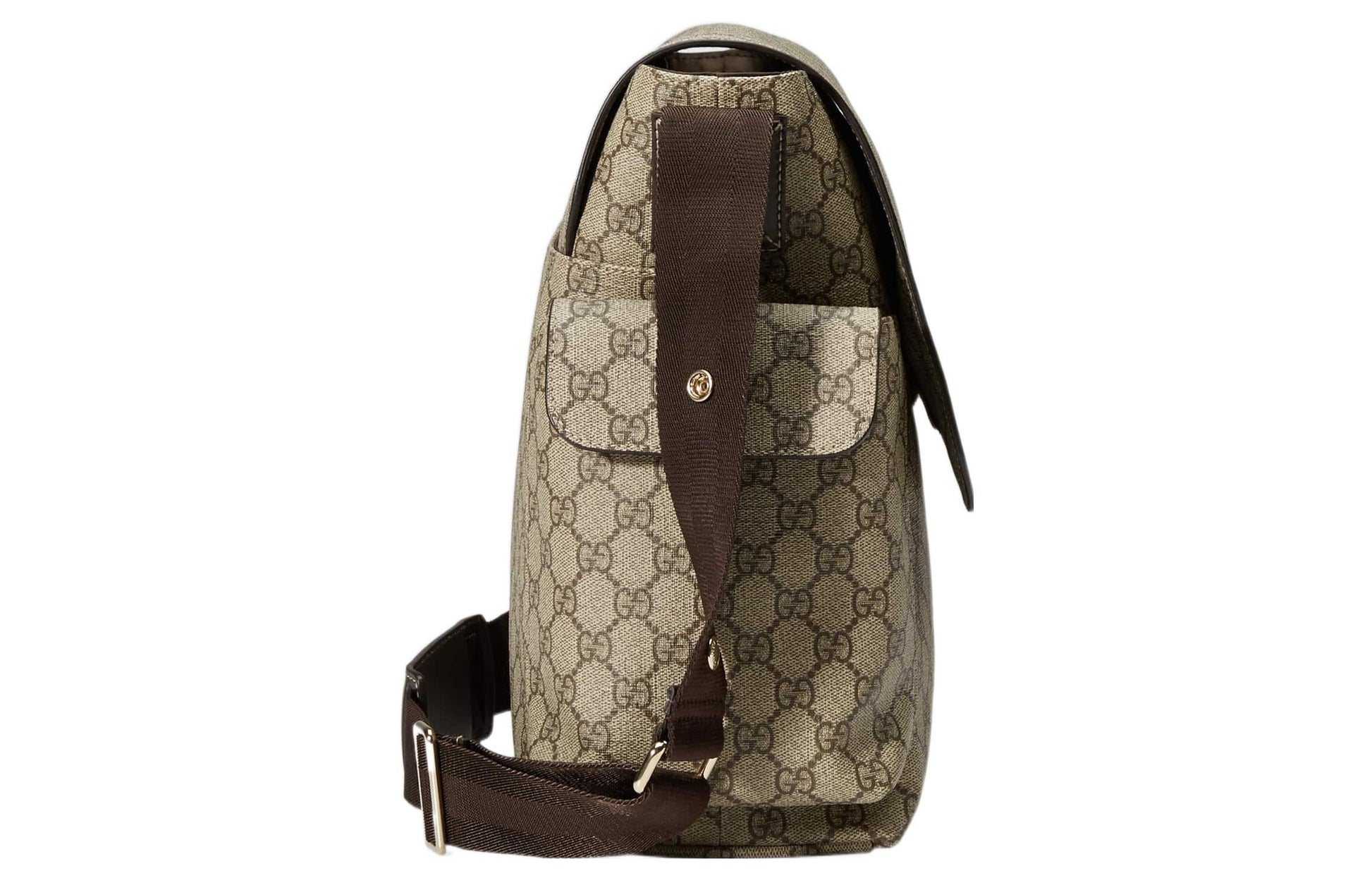 Gucci GG Supreme Plus Diaper Bag 'Beige Brown' 211131-KGDIG-8588