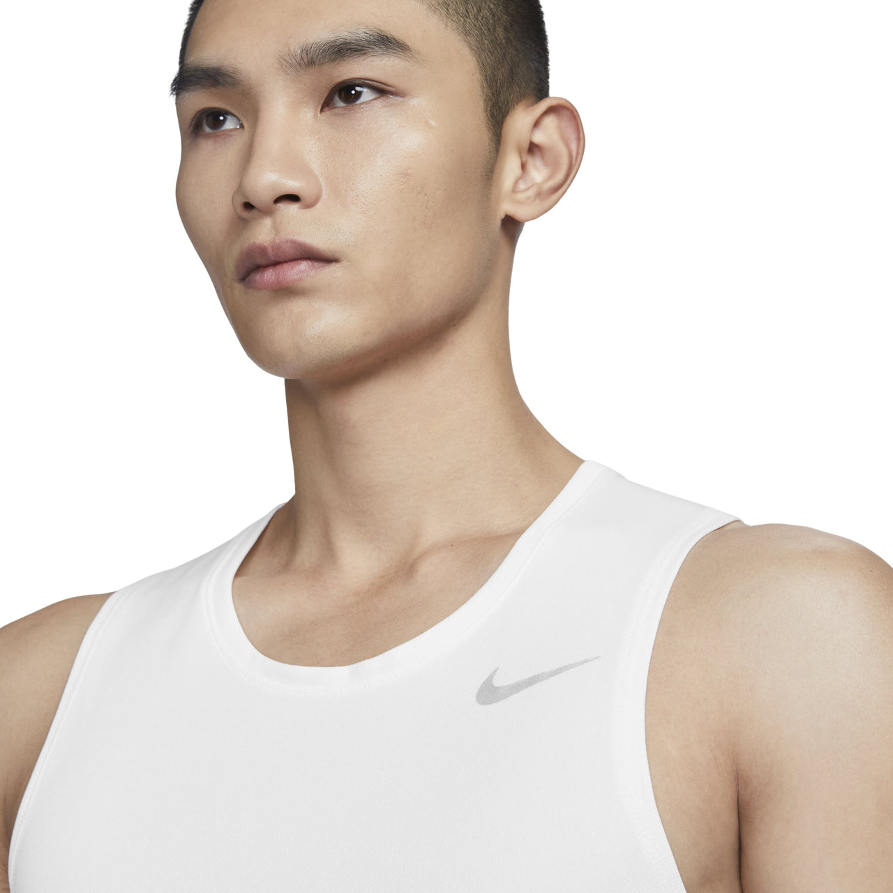 Nike Dri-Fit Miler Running Vest 'White' DV9322-100