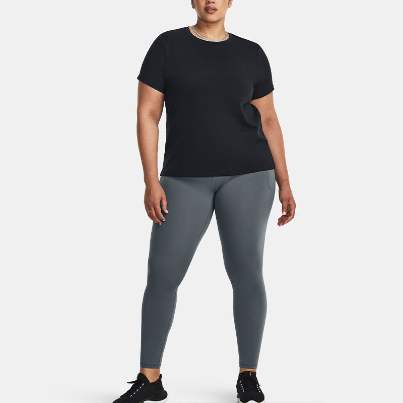(WMNS) Under Armour Meridian Short Sleeve T-Shirt 'Black' 1380166-001