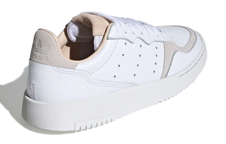 (GS) adidas Supercourt J 'White Brown' EE8795