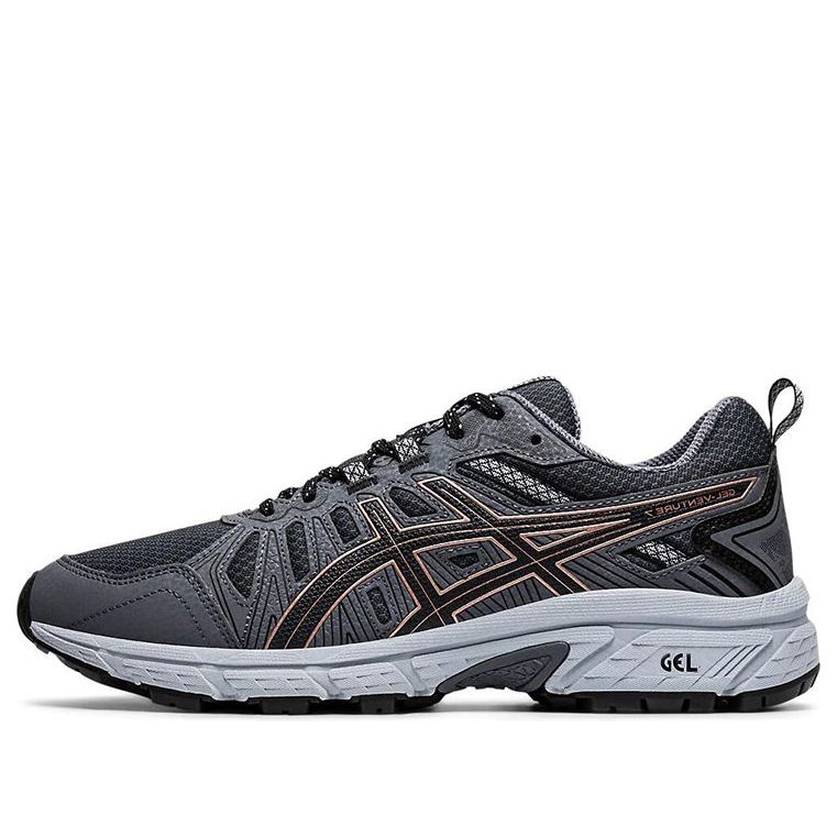 (WMNS) ASICS Gel-Venture 7 Wide 'Graphite Grey Rose Gold' 1012A477-022