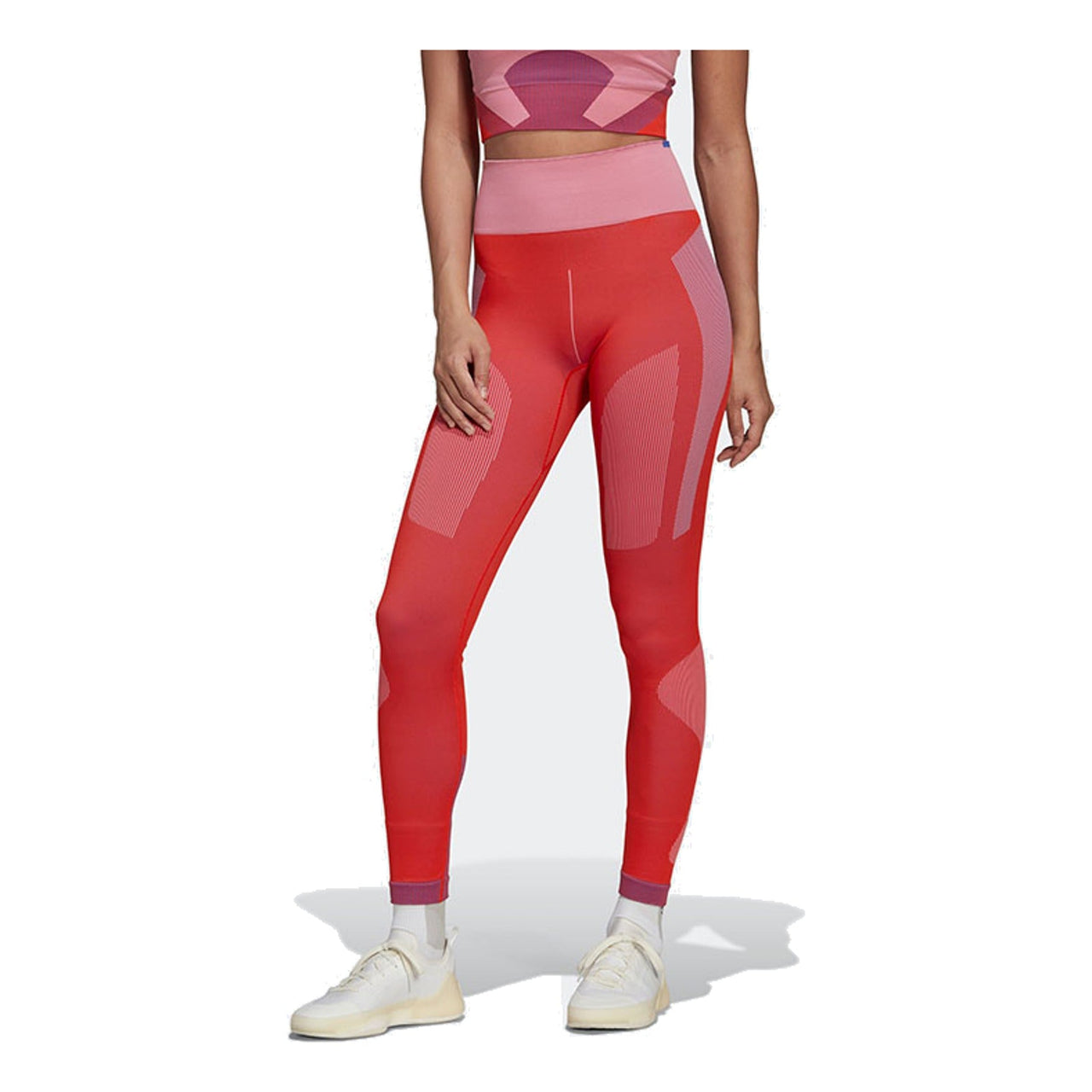 (WMNS) adidas By Stella Mccartney Truestrength Training Leggings Asia Sizing 'Red' HG8787