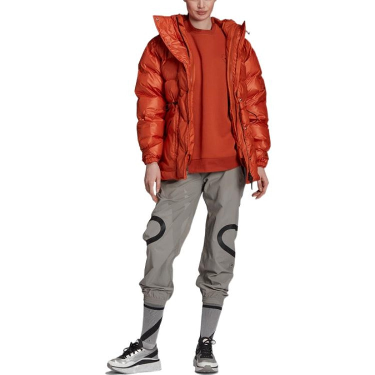(WMNS) adidas Stella McCartney Mid Length Puffer Jacket Asia Sizing 'Copper' GU1601