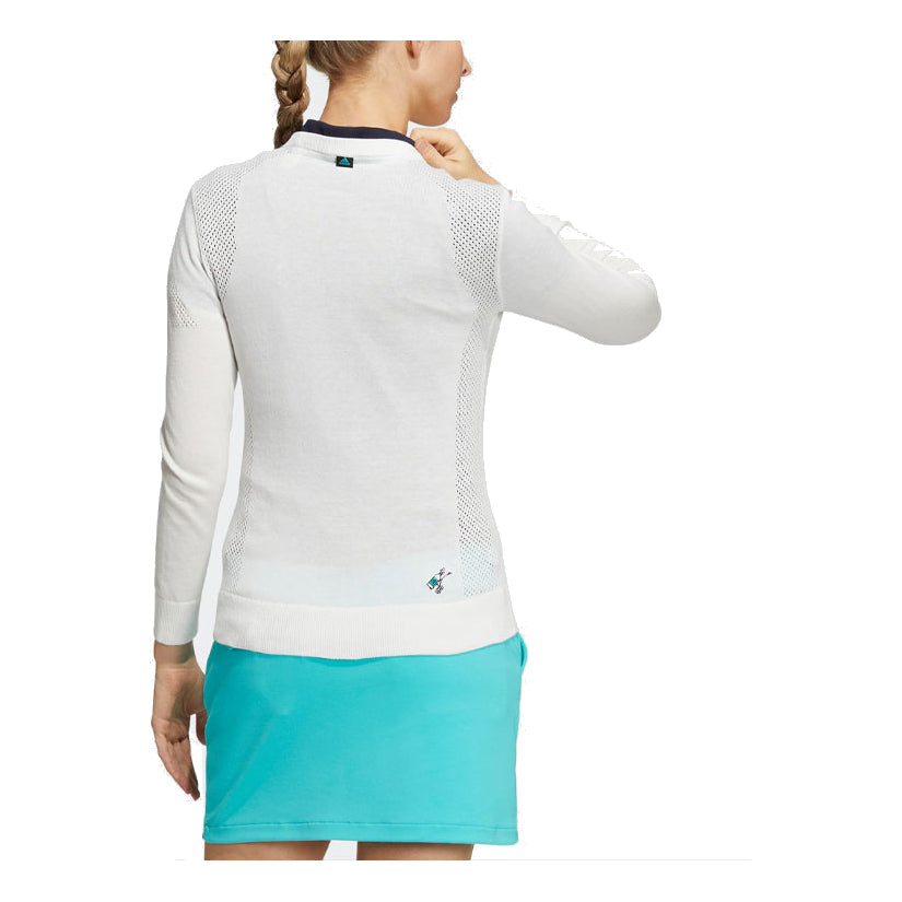 (WMNS) adidas Play Green Pullover Sweater Asia Sizing 'White' HA5845