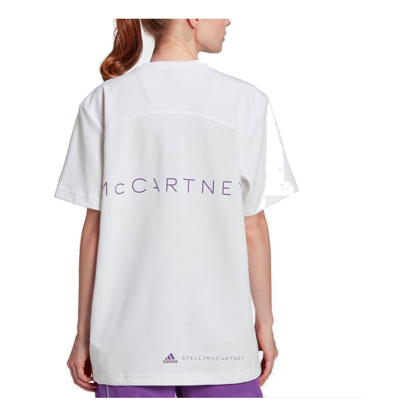 (WMNS) adidas by Stella McCartney Logo T-Shirt  Asia Sizing 'White' HI0901