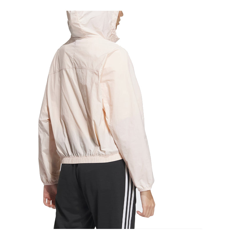 (WMNS) adidas Graphic Woven Jacket Asia Sizing 'White' HY2863