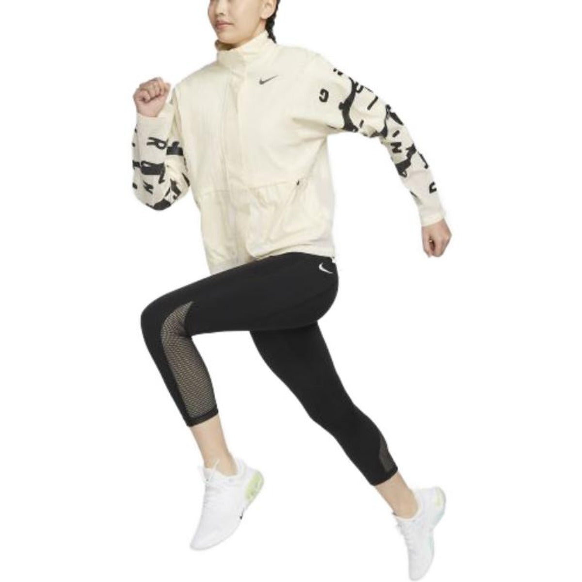 (WMNS) Nike Therma-Fit Run Division Jacket 'White Black' DX0326-113
