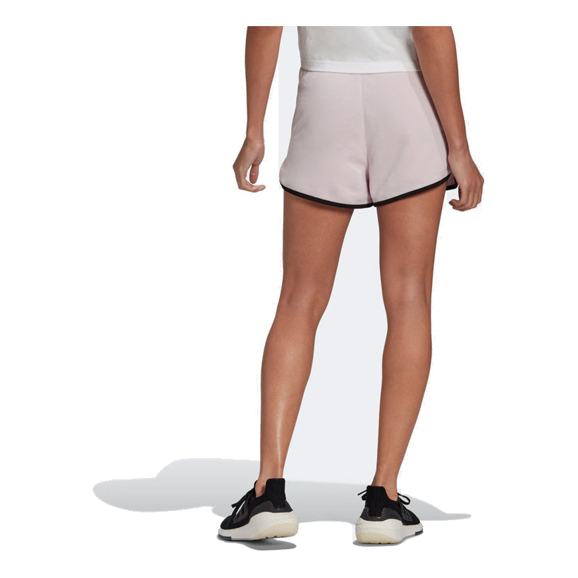 (WMNS) adidas French Terry High-Rise Shorts Asia Sizing 'Pink' HY5525