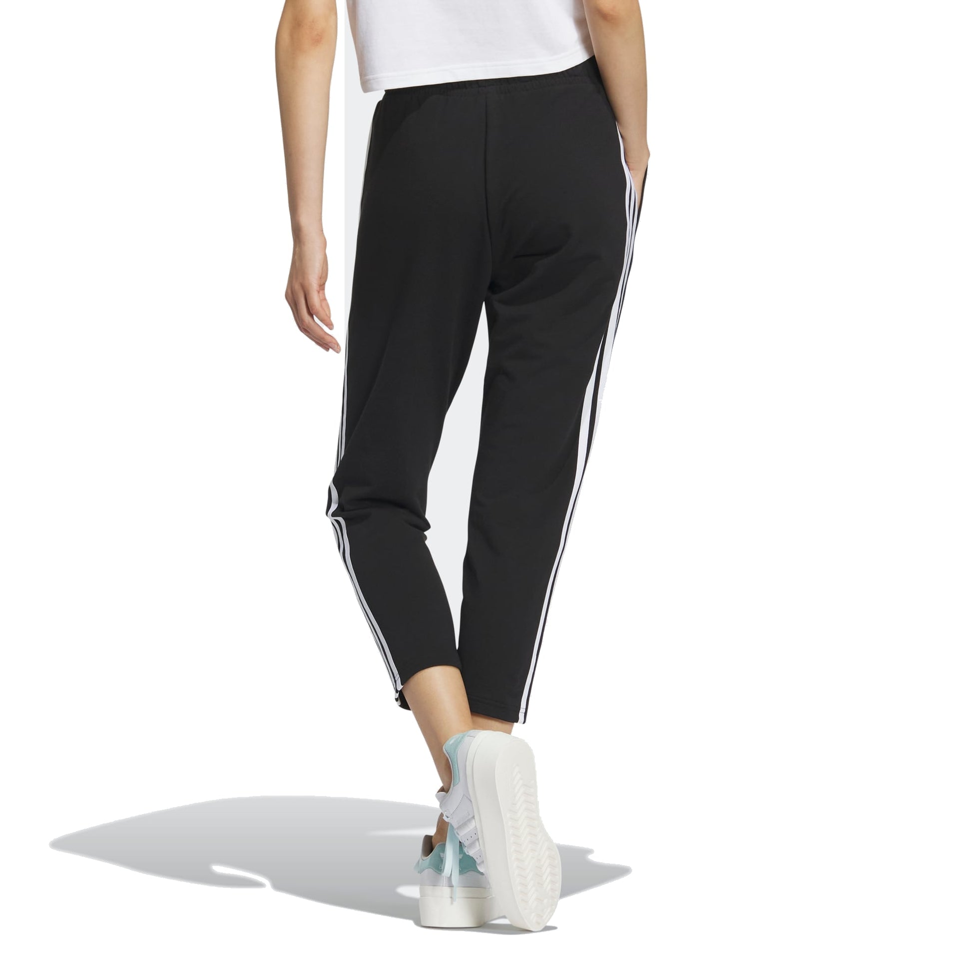 (WMNS) adidas Original AdiClub Classic Pants Asia Sizing 'Black' IK8678