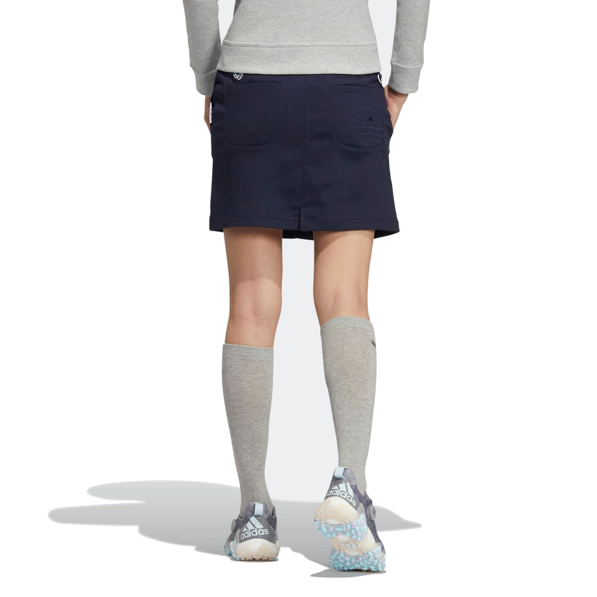 (WMNS) adidas Play Green Twill Skirt Asia Sizing 'Navy' HC3781