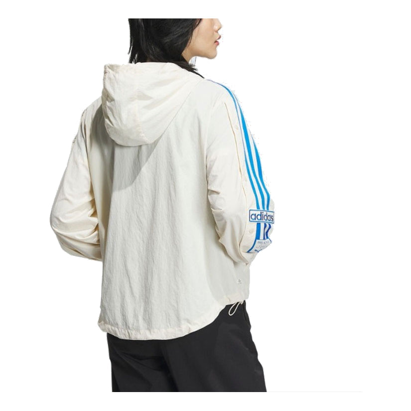 (WMNS) adidas Always Original Windbreaker Asia Sizing 'White Blue' IL6499