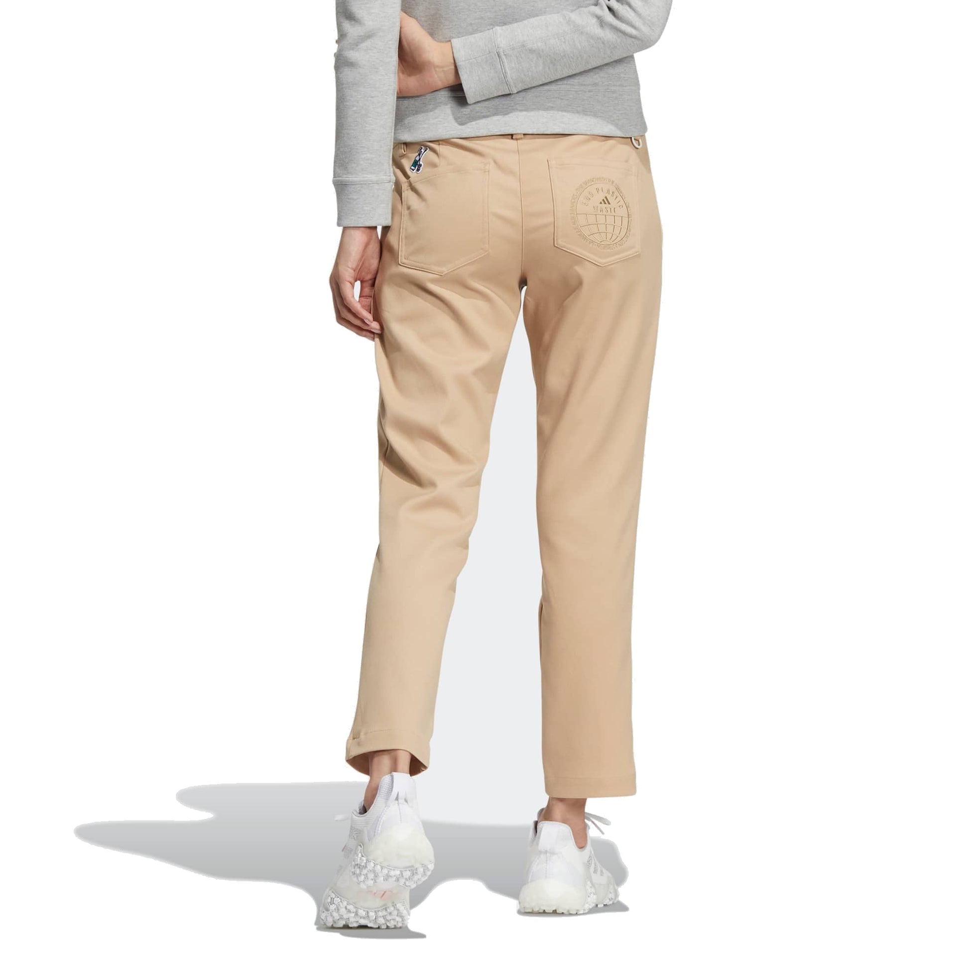 (WMNS) adidas Play Green Twill Pants Asia Sizing 'Beige' HC3770