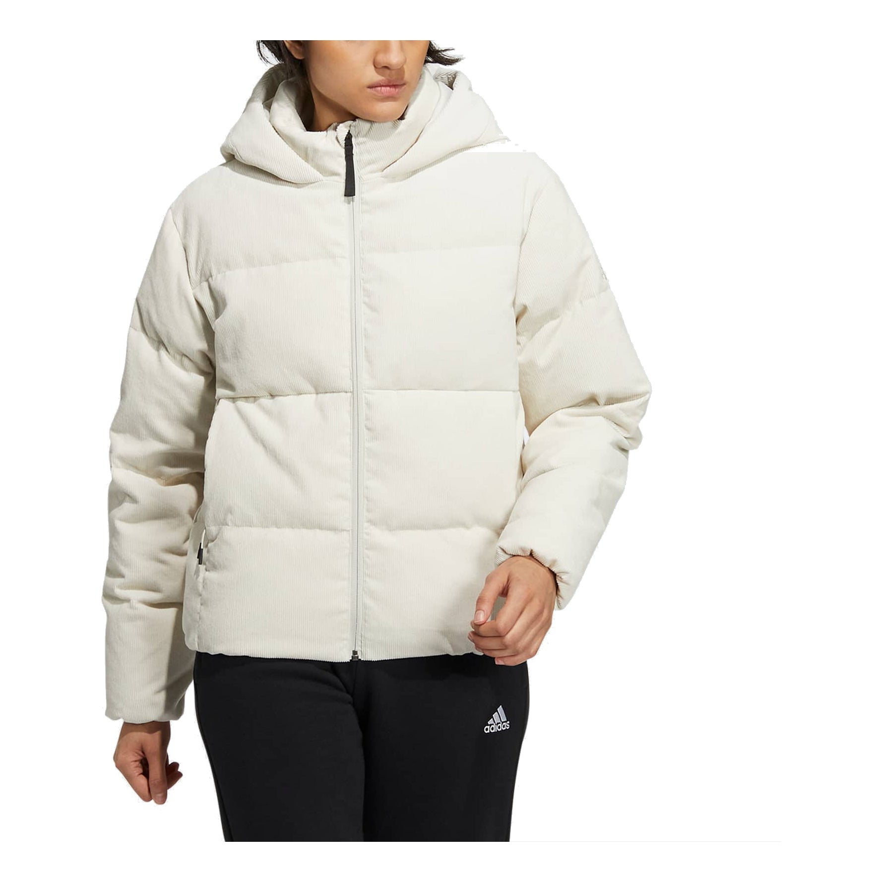 (WMNS) adidas 3-Stripes Puffy Down Jacket Asia Sizing 'White' HN2112