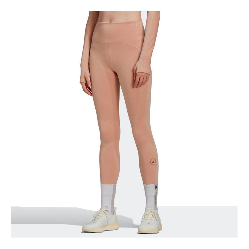 (WMNS) adidas by Stella McCartney 7/8 Yoga Leggings Asia Sizing 'Pink' HB6054