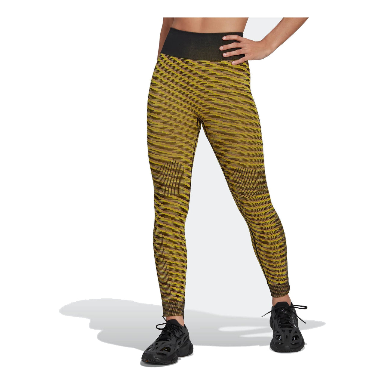 (WMNS) adidas by Stella McCartney Knit Training Pants Asia Sizing 'Green' HI6049