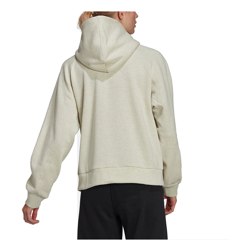 (WMNS) adidas SL Fleece Hoodie Asia Sizing 'Green' HE4158