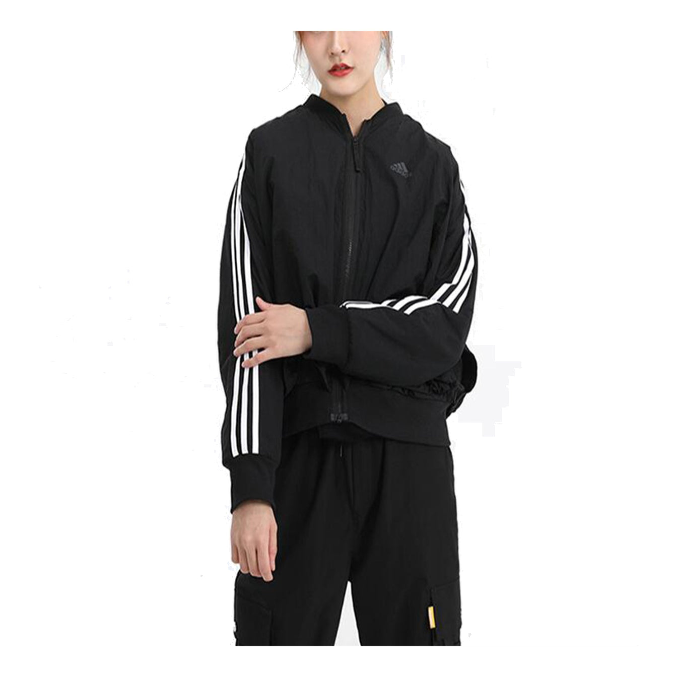 (WMNS) adidas Must Have Bomber Asia Sizing 'Black' GM1418