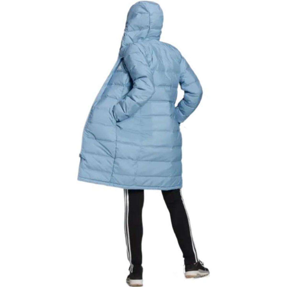 (WMNS) adidas Helionic Down Jacket Asia Sizing 'Blue' GQ7116