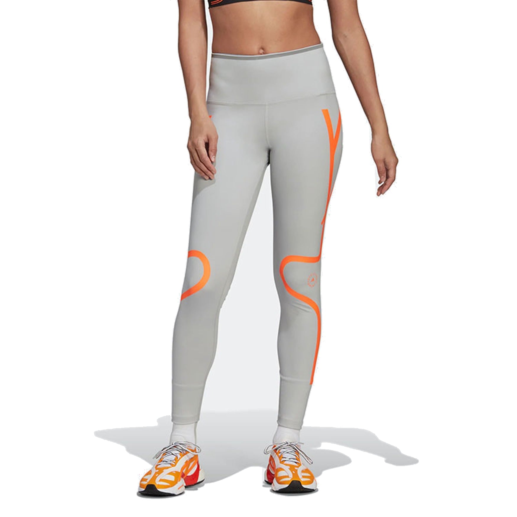 (WMNS) adidas by Stella McCartney Truepace Running Leggings Asia Sizing 'Grey' HD9116